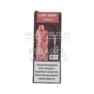 Электронная сигарета LOST MARY MO 5000 (Арбуз вишня) купить с доставкой в Челябинске и Челябинской области. Цена. Изображение №3. 