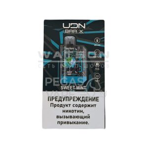 Электронная сигарета UDN BAR X3 7000 (Мята) купить с доставкой в Челябинске и Челябинской области. Цена. Изображение №14.
