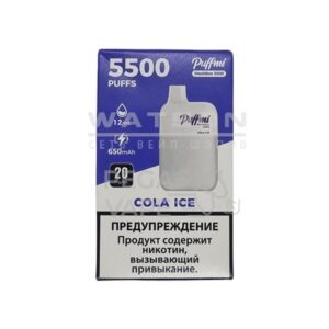 Электронная сигарета PUFF MI DX 5500 (Кола лед) купить с доставкой в Челябинске и Челябинской области. Цена. Изображение №12.