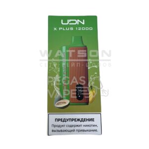 Электронная сигарета UDN X PLUS 12000 (Банан Дыня) купить с доставкой в Челябинске и Челябинской области. Цена. Изображение №3.