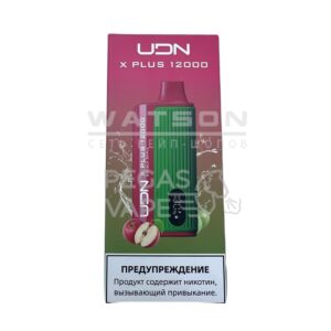 Электронная сигарета UDN X PLUS 12000 (Двойное яблоко) купить с доставкой в Челябинске и Челябинской области. Цена. Изображение №6.