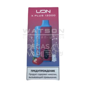 Электронная сигарета UDN X PLUS 12000 (Клубничный лед) купить с доставкой в Челябинске и Челябинской области. Цена. Изображение №10.