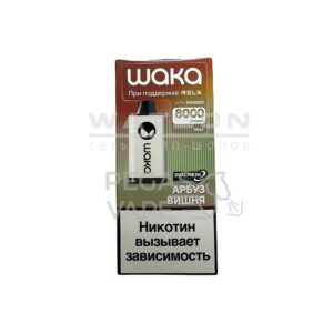 Электронная сигарета WAKA soPRO DM 8000 Watermelon Cherry (Арбуз Вишня) купить с доставкой в Челябинске и Челябинской области. Цена. Изображение №16.