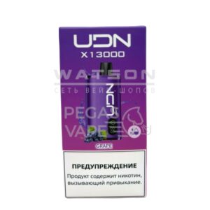Электронная сигарета UDN BAR X 13000 (Виноград) купить с доставкой в Челябинске и Челябинской области. Цена. Изображение №6.