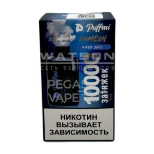 Электронная сигарета PuffMi DUMESH 10000 (Мультифрукт) купить с доставкой в Челябинске и Челябинской области. Цена. Изображение №14.