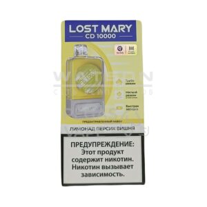 POD-система LOST MARY CD 10000 Вишня персик лимонад купить с доставкой в Челябинске и Челябинской области. Цена. Изображение №7. 